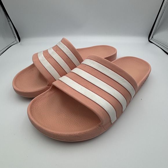 adidas Shoes - Adidas Slides M8 W9 Uk8 FR Adidas Adilette Aqua Pink Sport SlipOn Sandal Recover